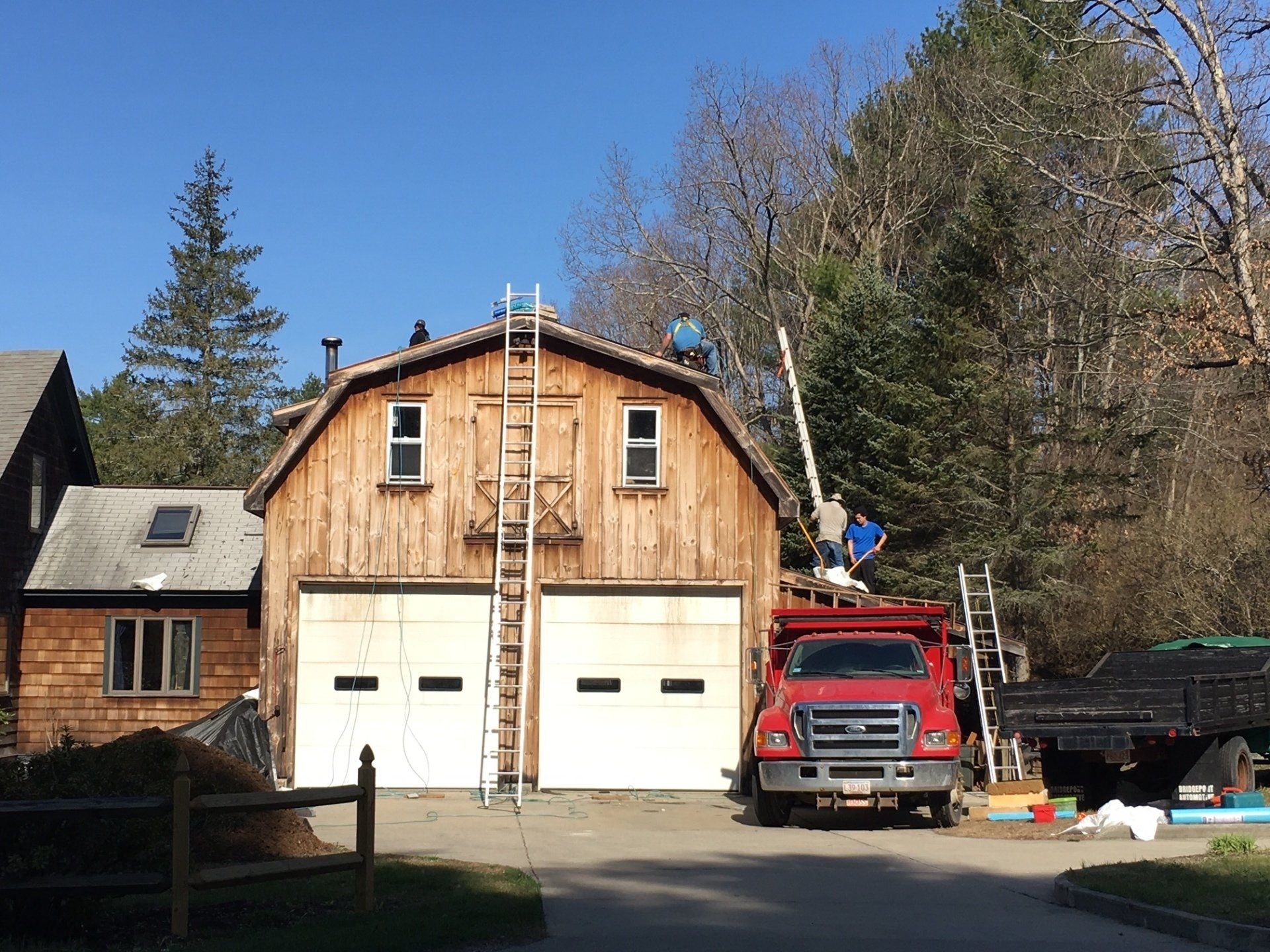 residential roof installation by Roberts Roofs