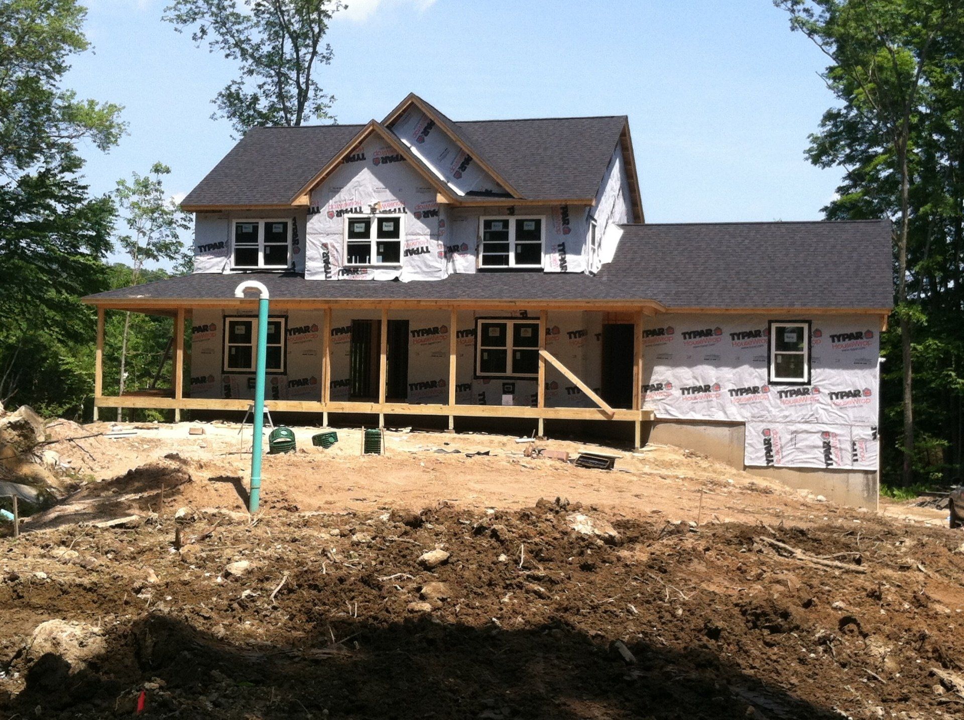 residential roof installation by Roberts Roofs