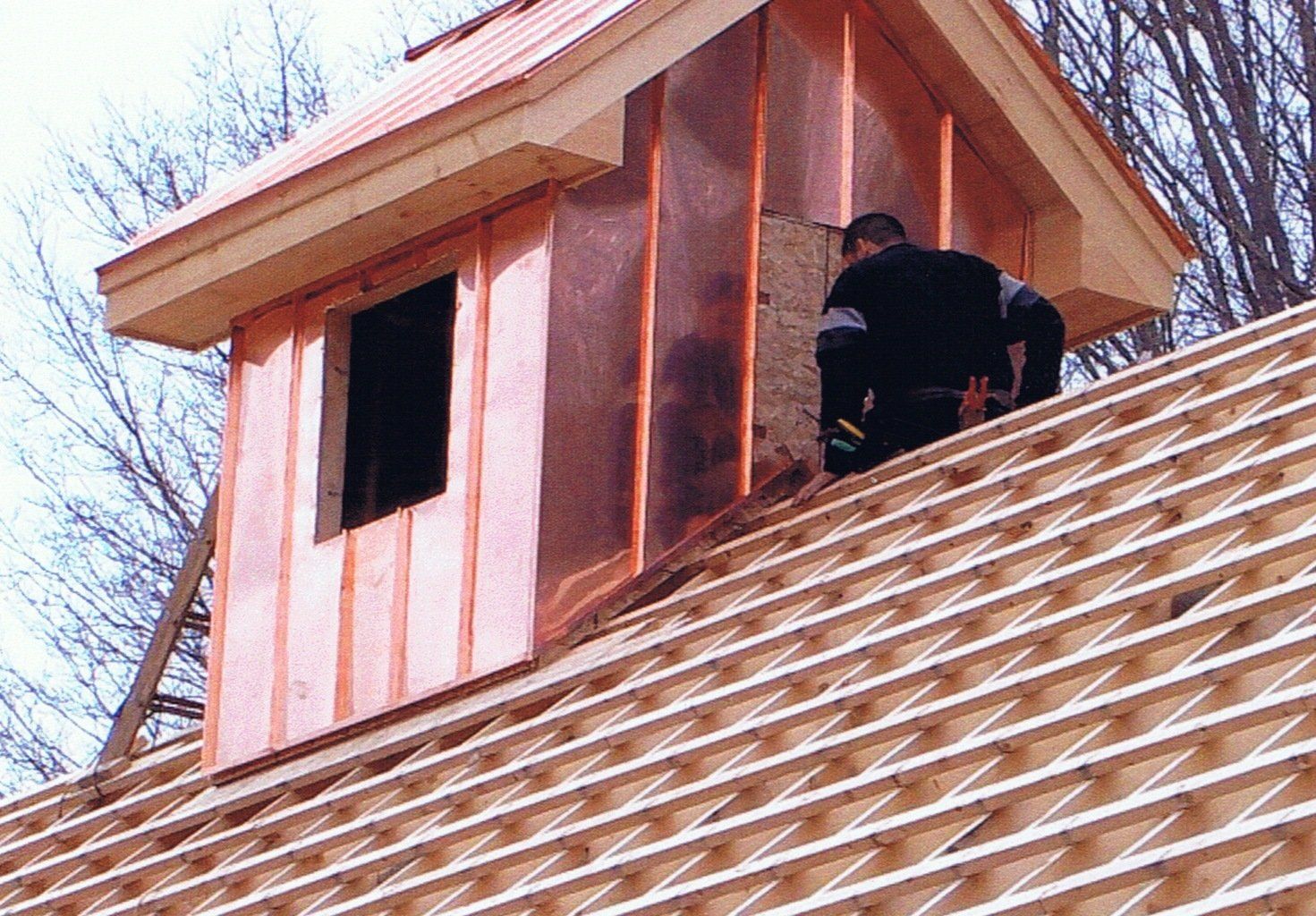 residential roof installation by Roberts Roofs