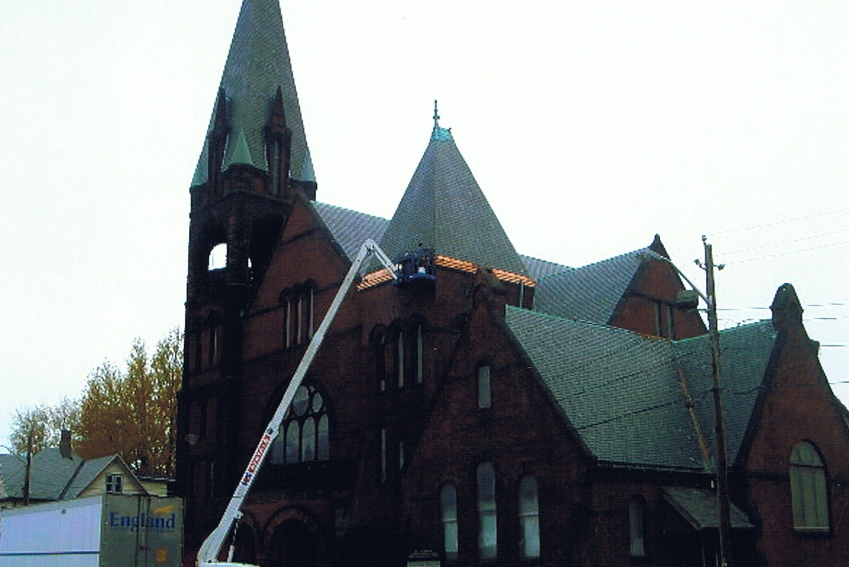 Church roofing installation by Roberts Roofs in Western MA