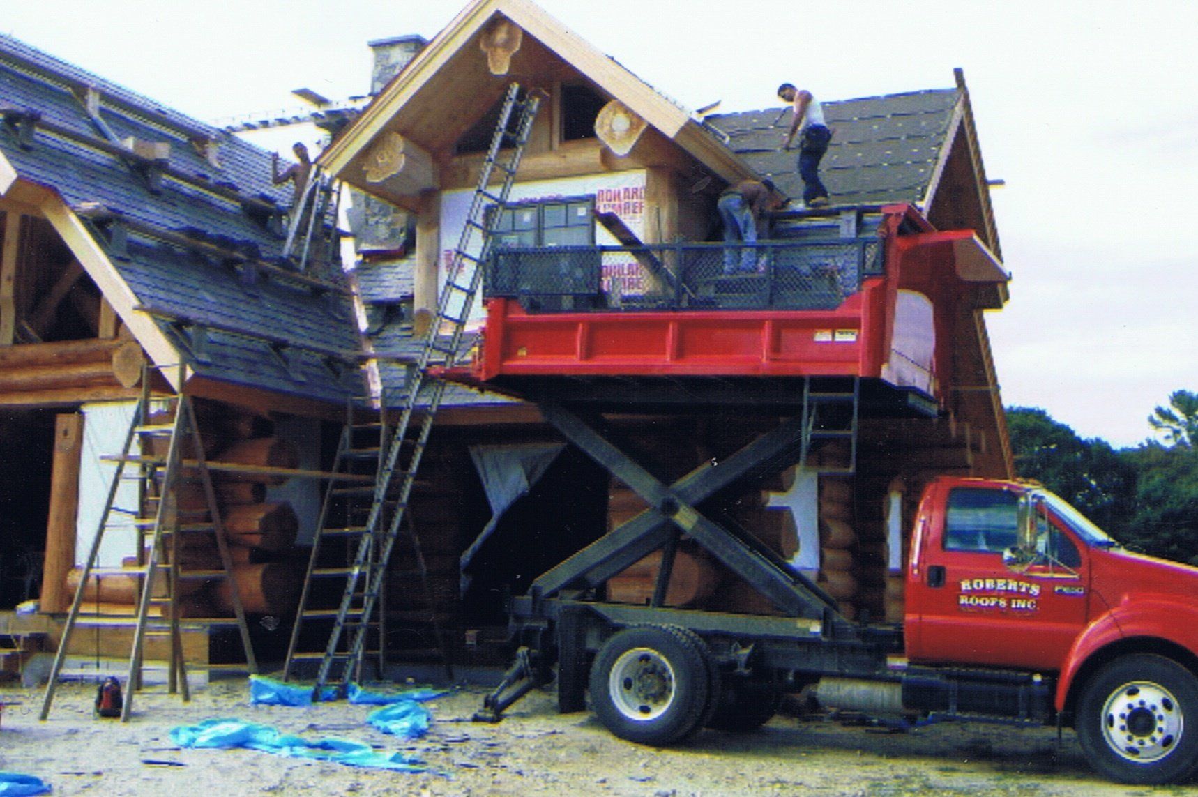 residential roof installation by Roberts Roofs