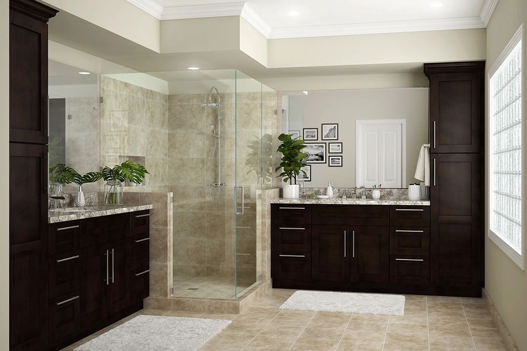 dark cherry bathroom cabinets nashville tn