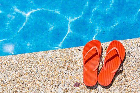 Flip Flops — swimming pool covers in Millis, MA Flip Flops — swimming pool covers in Millis, MA