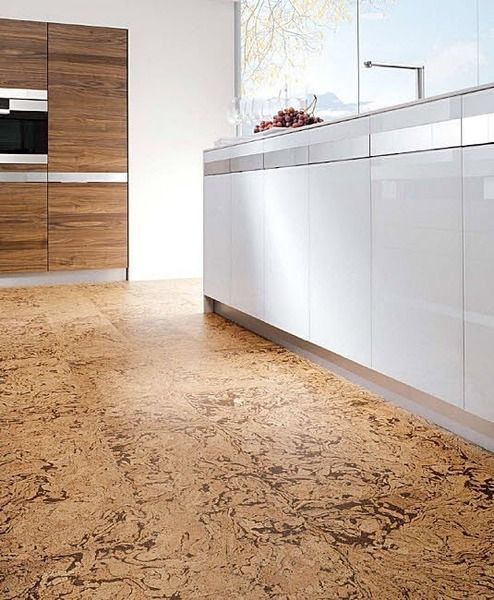 Modern cork flooring