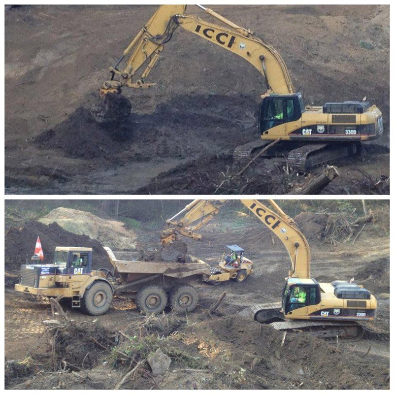 grading and excavation