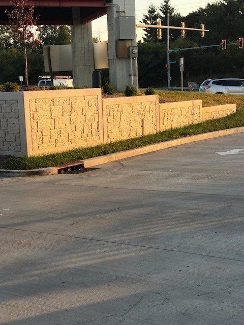 retaining wall construction
