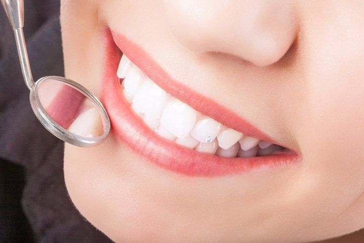 looking at teeth