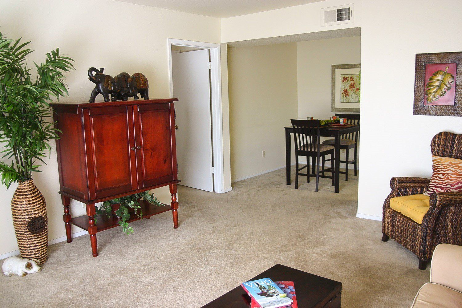 living and dining