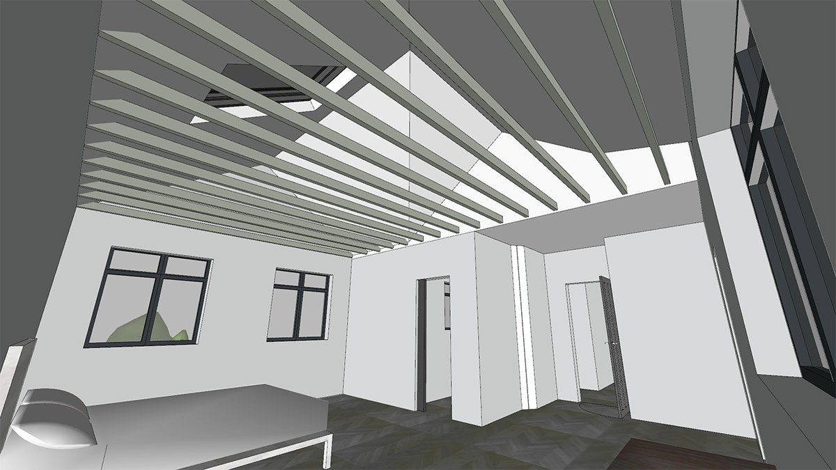virtual view of master bedroom