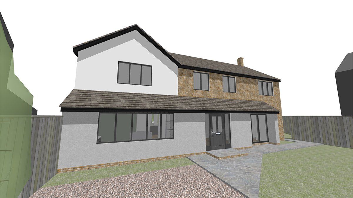 virtual view of home from the front
