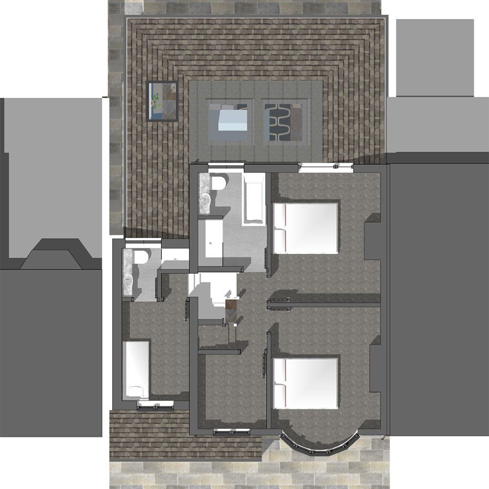 virtual floor plan of first floor