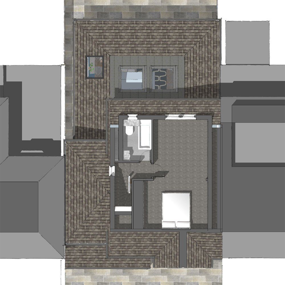 virtual floor plan of second floor