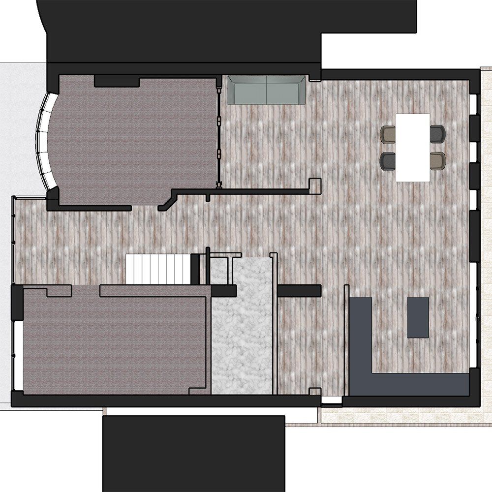 virtual floor plan of ground floor