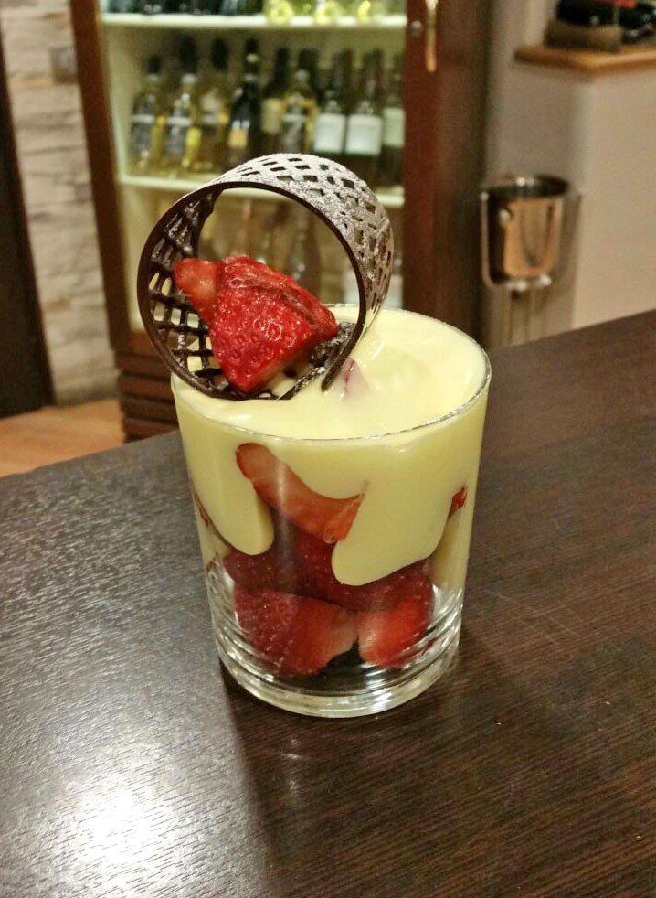 Fragole con crema