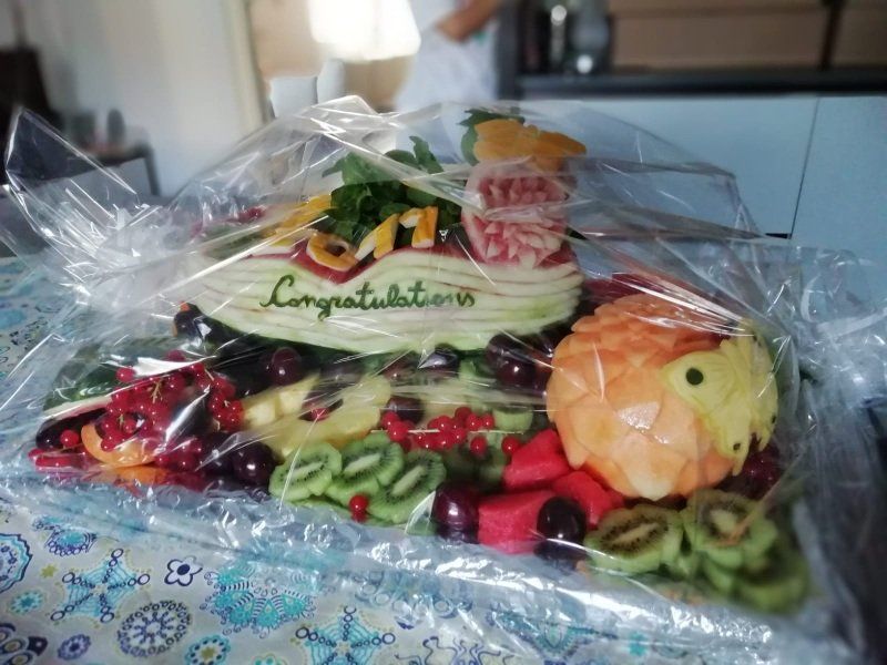 Cesto con frutta