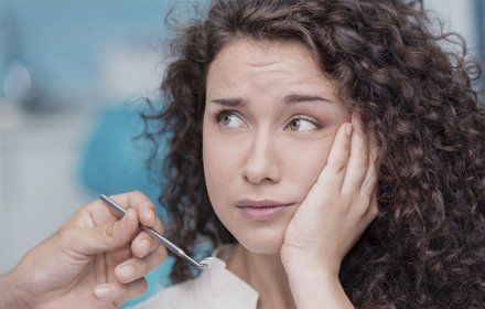 Come to us if you have tooth pain or discomfort