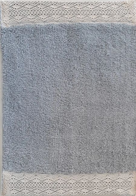 tappeto blu e grigio