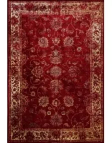 tappeto orientale rosso