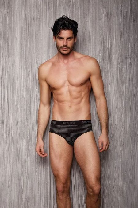 slip nero per uomo