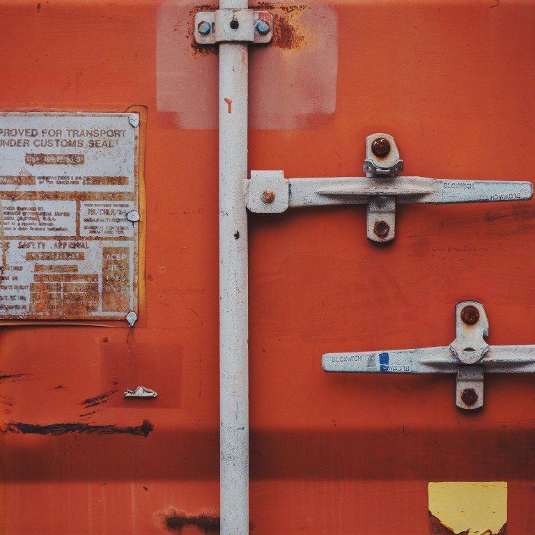 a close up of a container