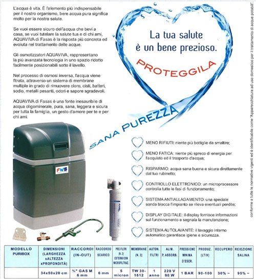 Pamphlet de un osmotizzatori