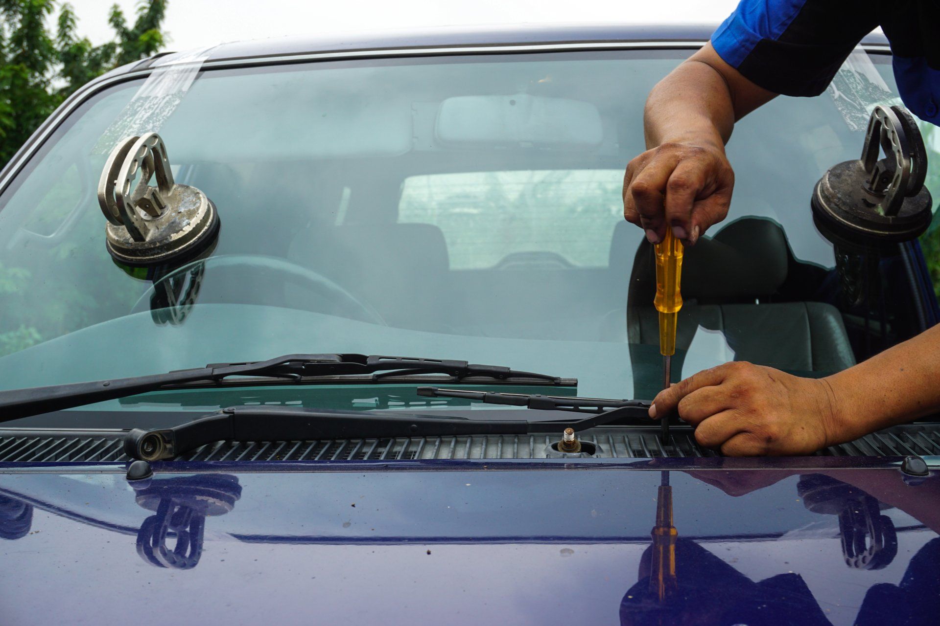 Newly Replaced Windshield — Racine, WI — J & F Auto Glass