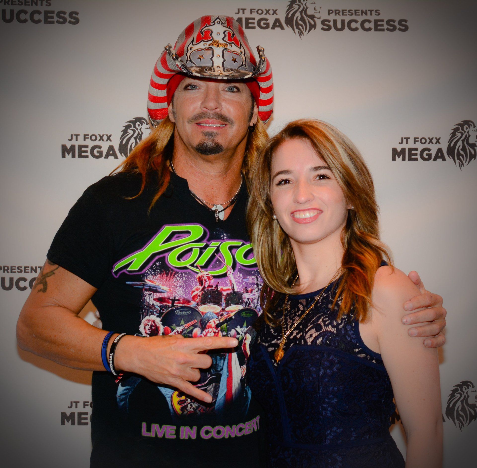 Bret Michaels - Lead singer of poison and Marisa da Silva South African Entrepreneur