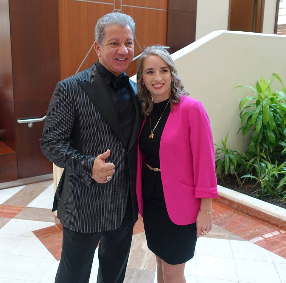 Bruce Buffer - Voice of UFC with South African female Speaker Marisa da Silva