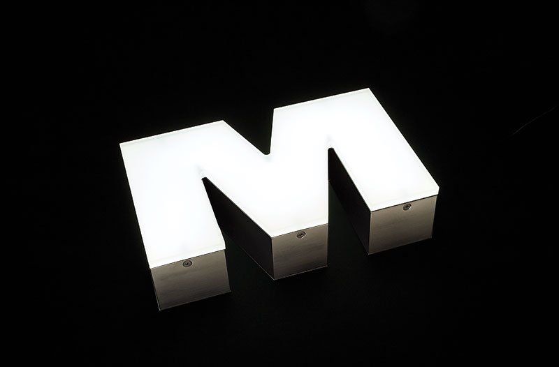 Trimless LED Letters