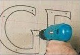 Installation Pattern for plastic letters
