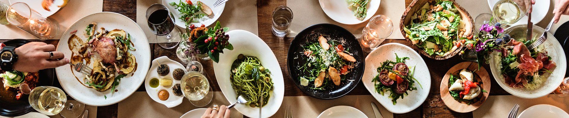 Delicious Italian Food — Restaurant Chilling Out Classy Lifestyle Reserved Concept in Pleasanton, CA