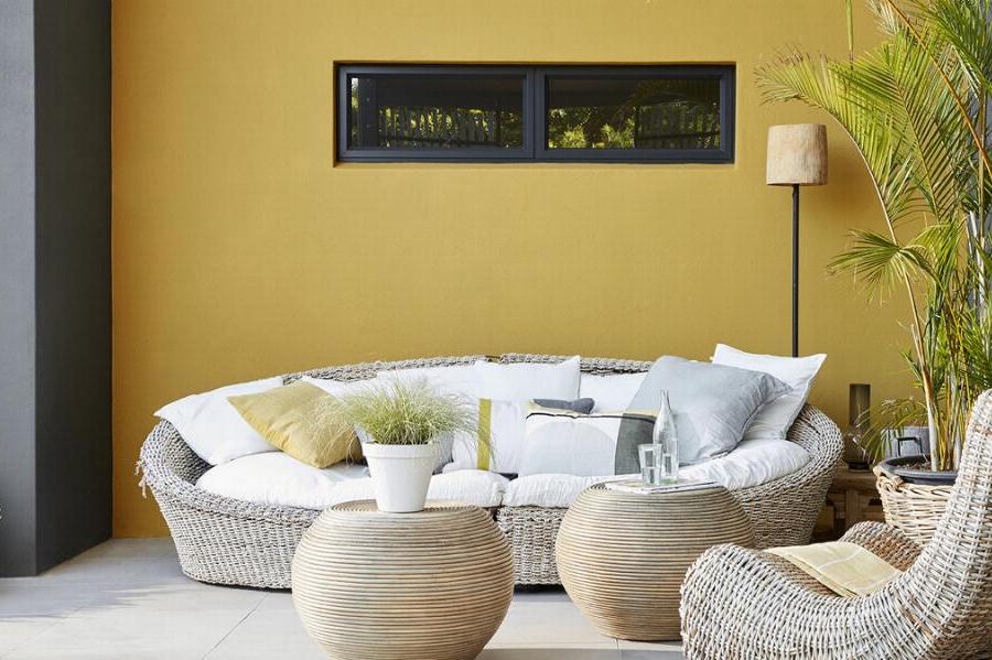 Little Greene Yellow Pink 46, Scree 227 & Lamp Black 228