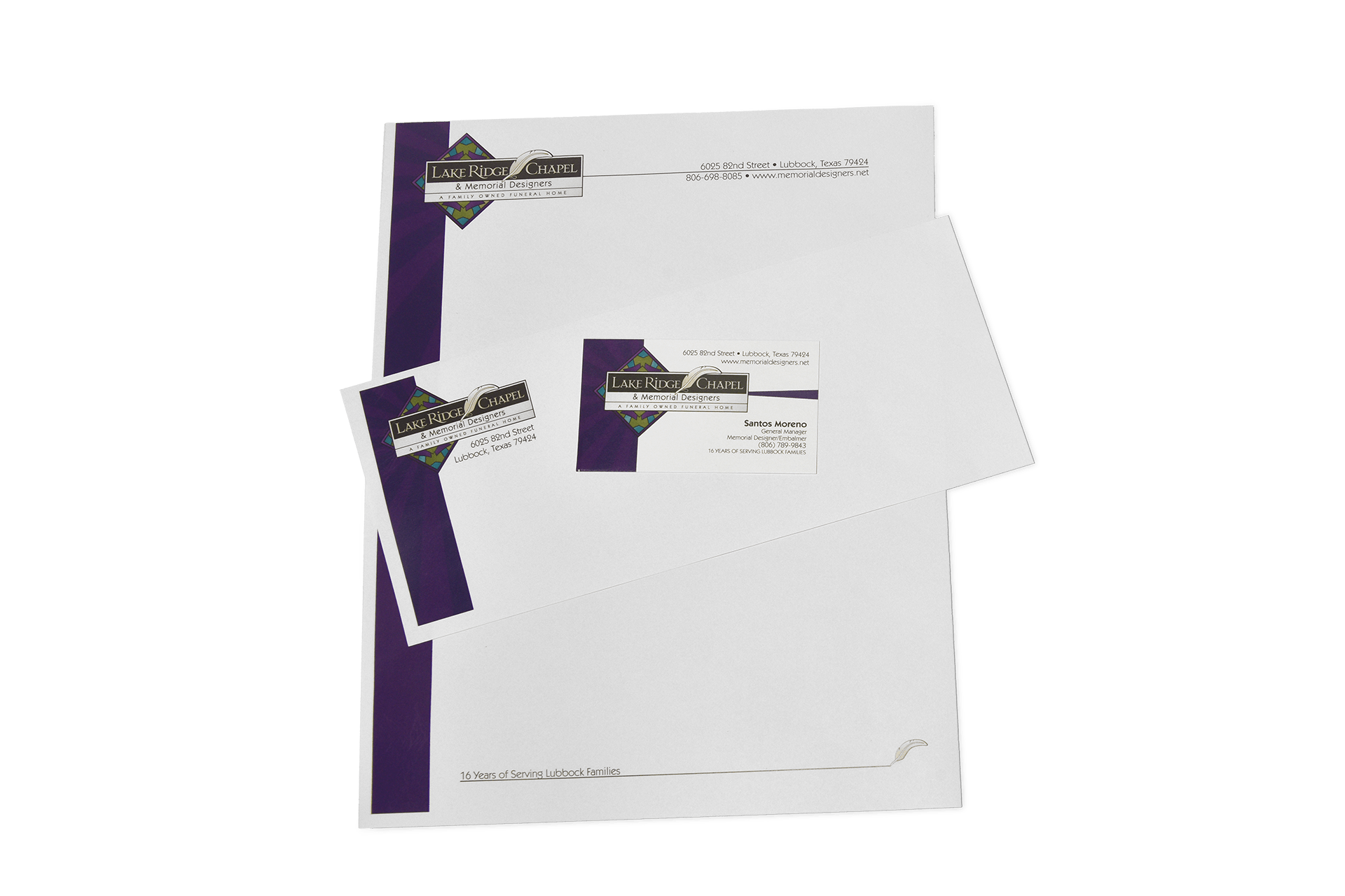 A piece of paper with a purple stripe on it
