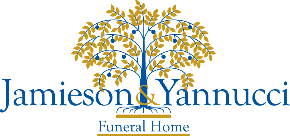 A logo for Jamieson & Yannucci funeral home