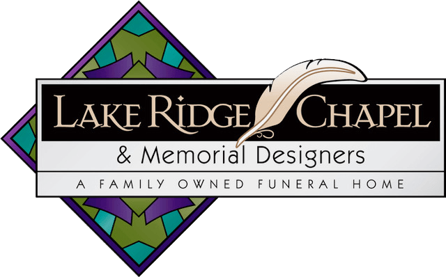 A logo for Lake Ridge Chapel and Memorial Designers