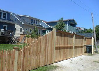 finished fence - custom fences in Rockville, MD finished fence - custom fences in Rockville, MD