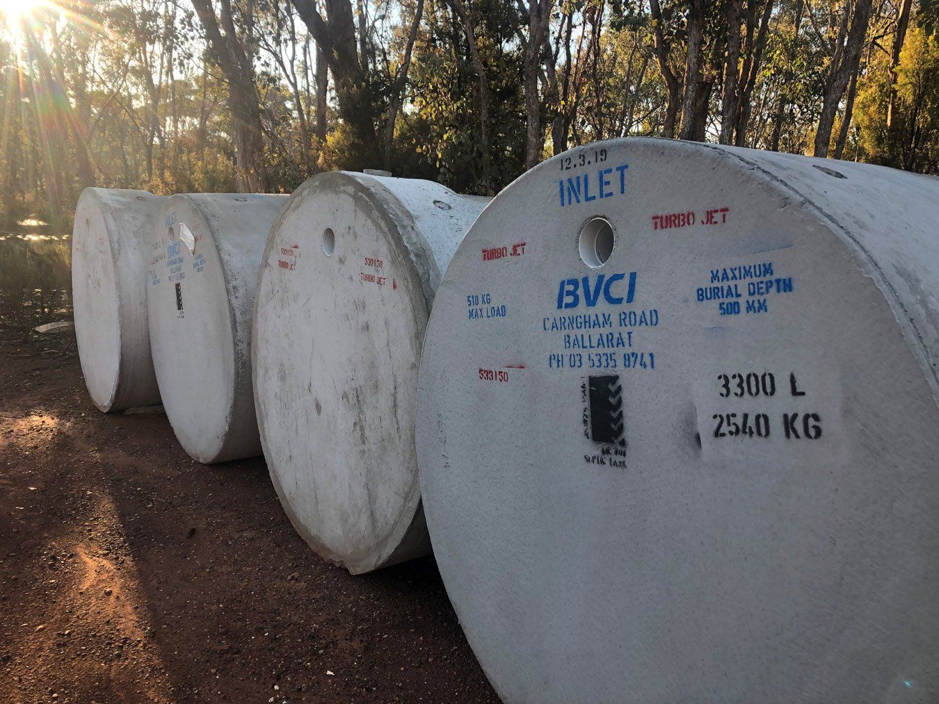 septic tanks