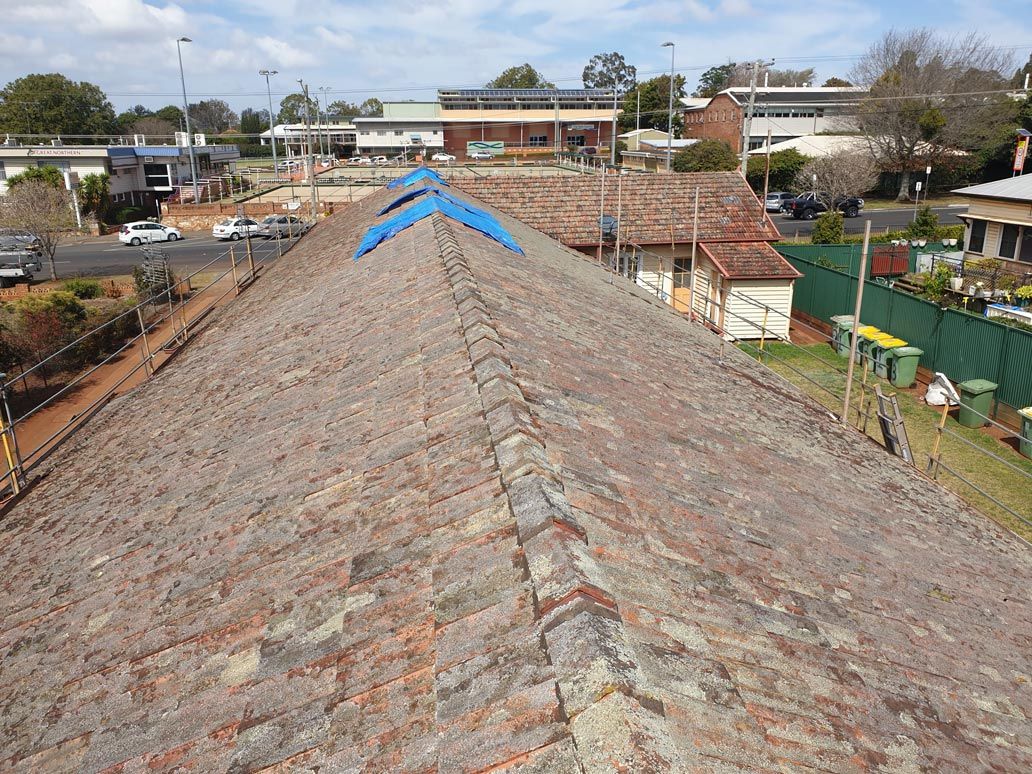 Roof Repair Before