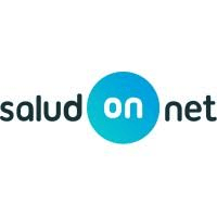 Es un logotipo para una empresa llamada salud on net.