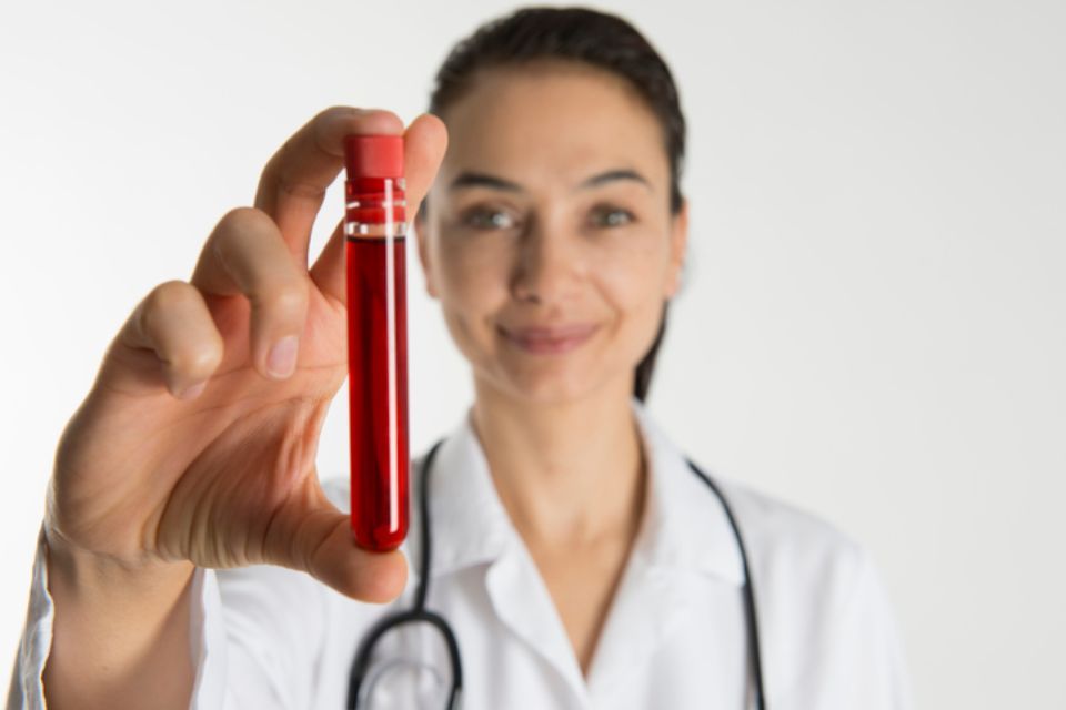 Sangue in provetta