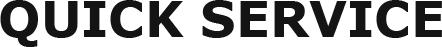 Schnellrestaurant-Logo in fetter schwarzer Schrift auf weißem Hintergrund