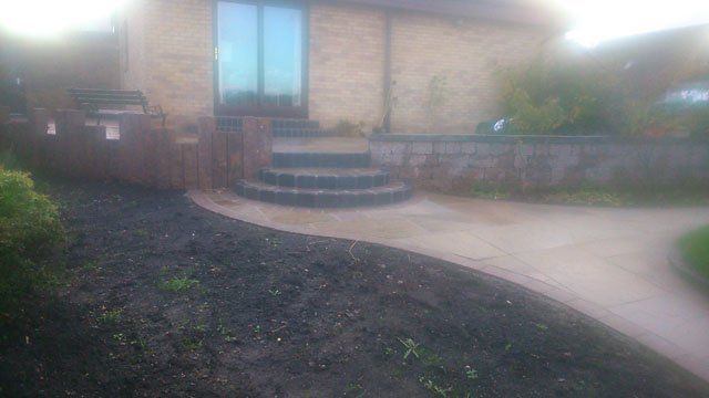garden area design in progress