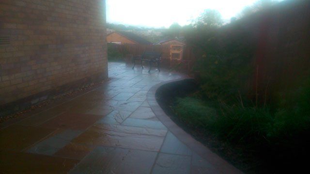 after garden area design