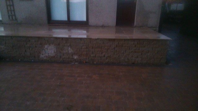 brick wall construction