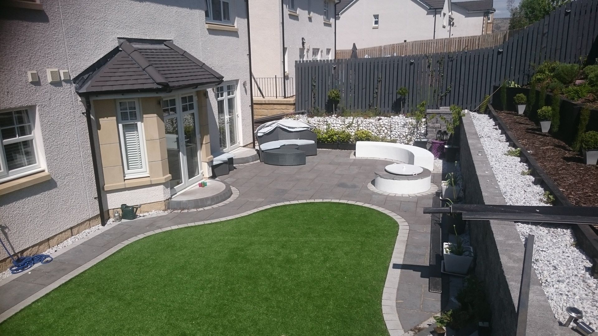 after garden area redesign