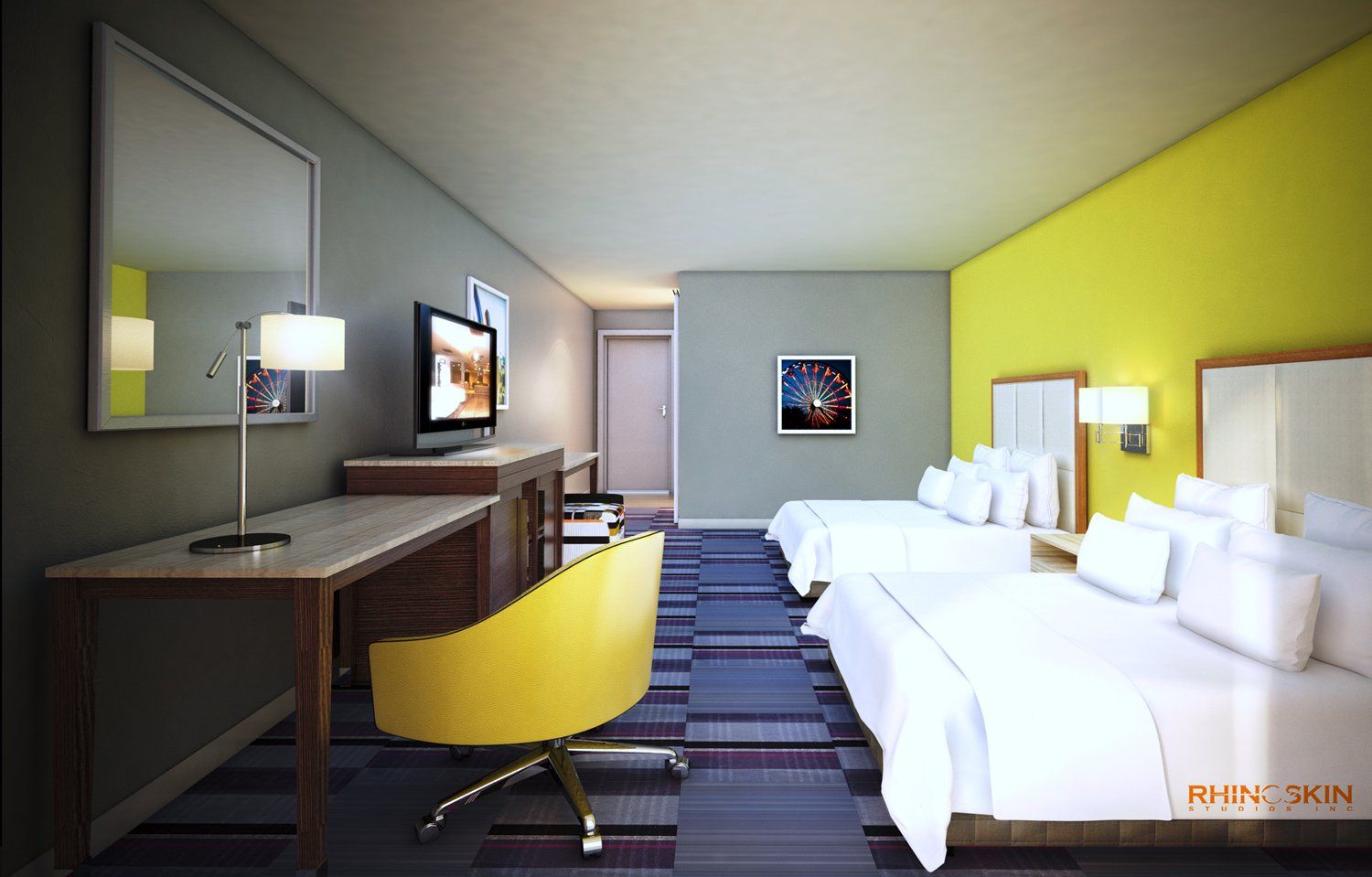 3D interior rendering