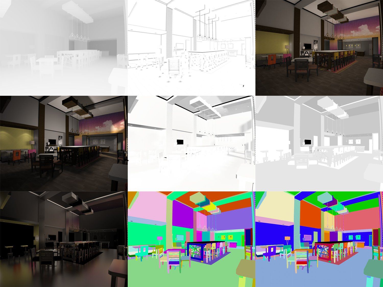 3D  Interior Rendering