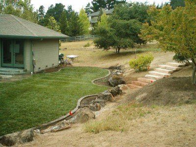 Tranquil Area in a Garden — Landscaping in Santa Cruz, CA Tranquil Area in a Garden — Landscaping in Santa Cruz, CA