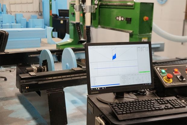 Foundry services include CNC Foam machining in your desired scale