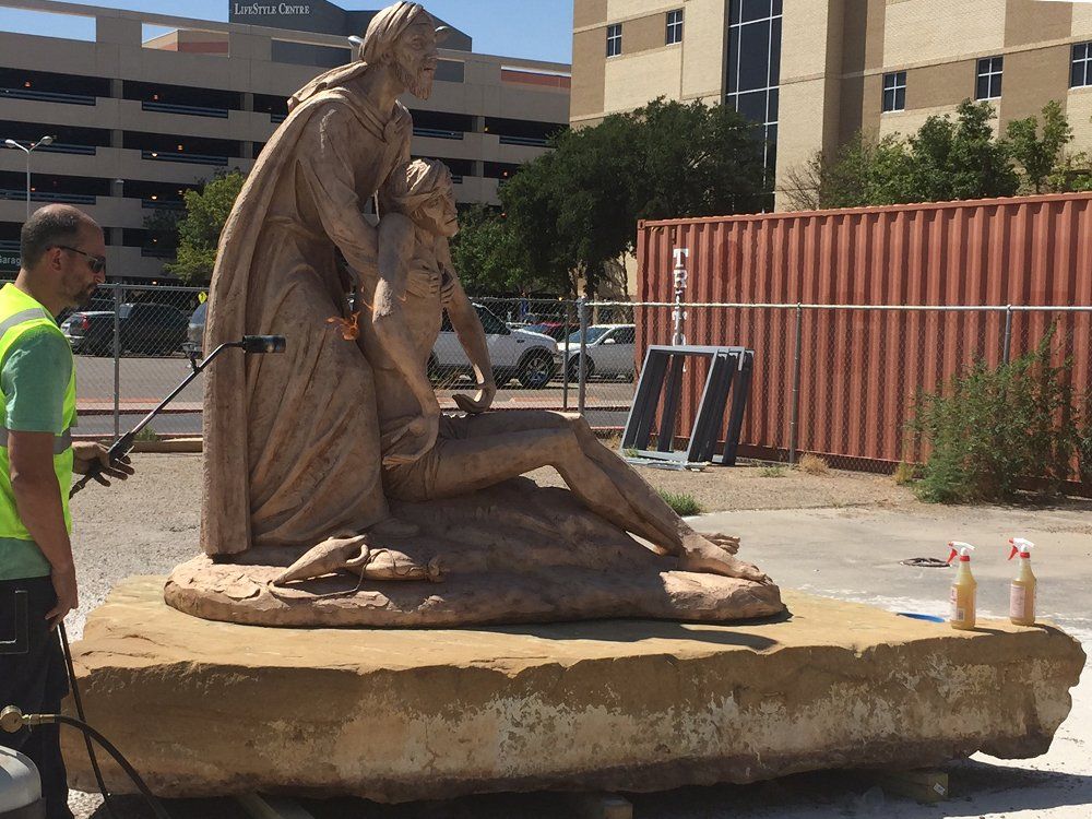 bronze statue repair